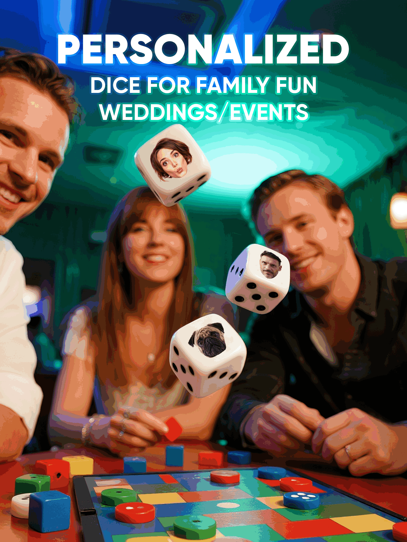 Dados Personalizados con Caras - Party Games Engagement reseña y precio