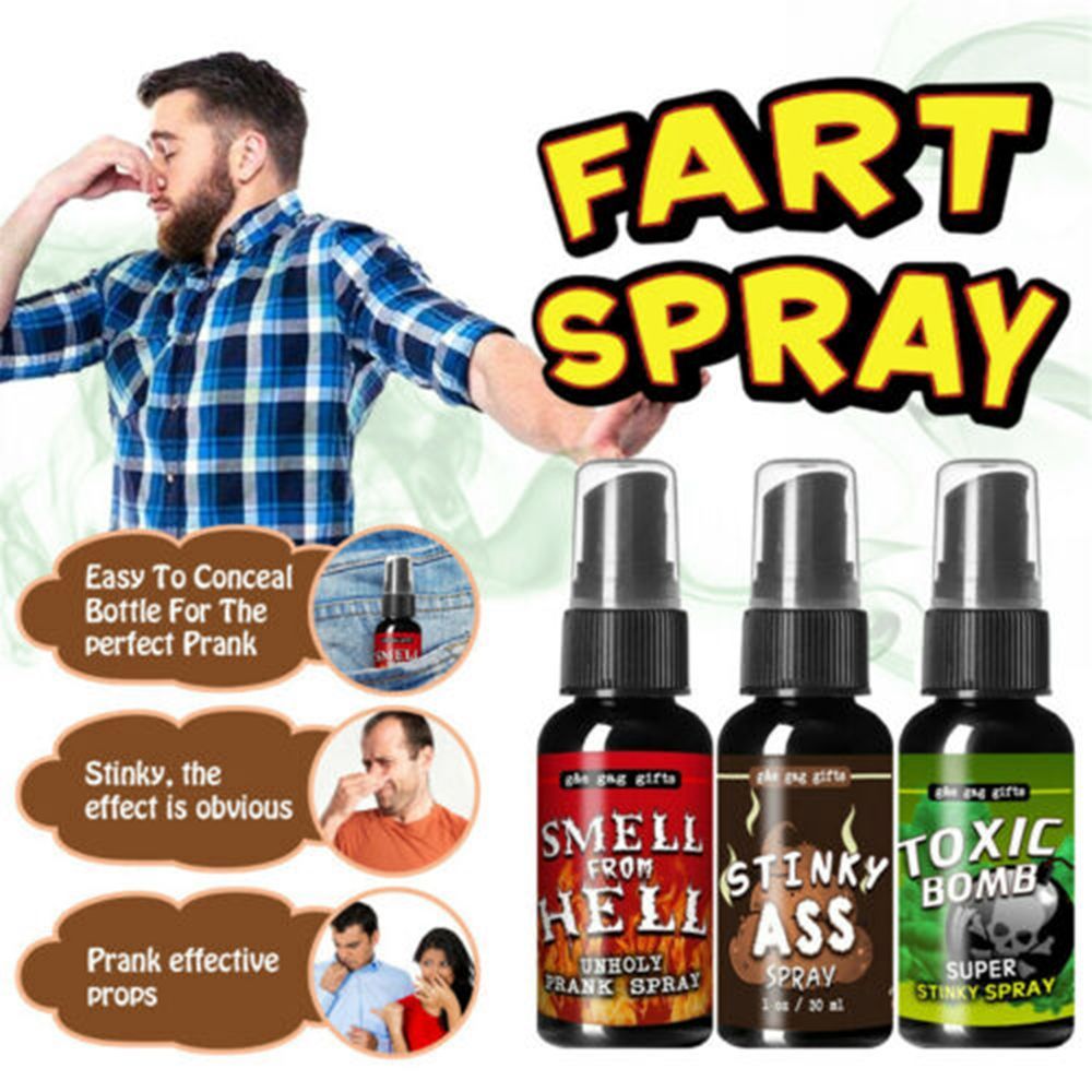 Spray líquido para bromas, bot - Party Games Bomb reseña y precio