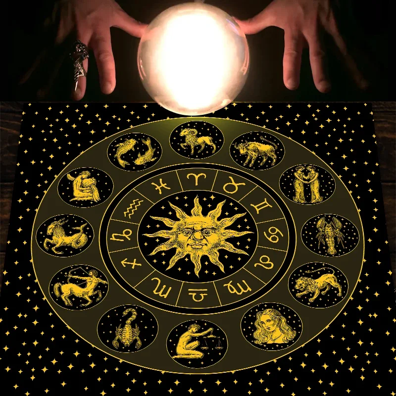 Paño de Tarot de Terciopelo co - Zodiac Party Games reseña y precio