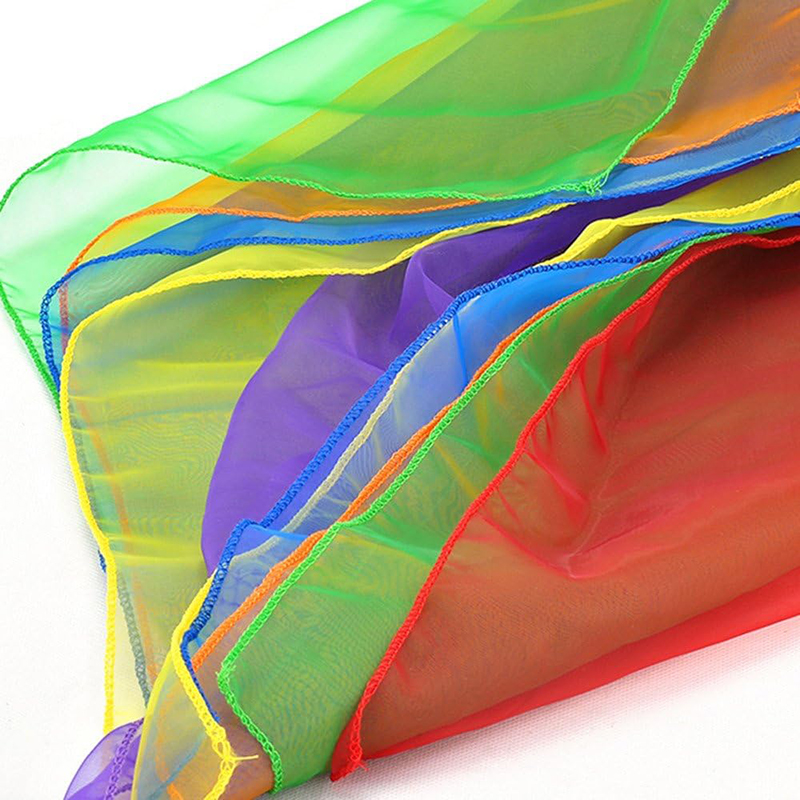 Bufanda de seda de seis colore - Party Games Engagement reseña y precio