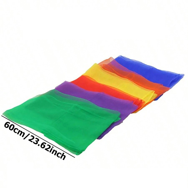 Bufanda de seda de seis colore - Party Games Engagement reseña y precio