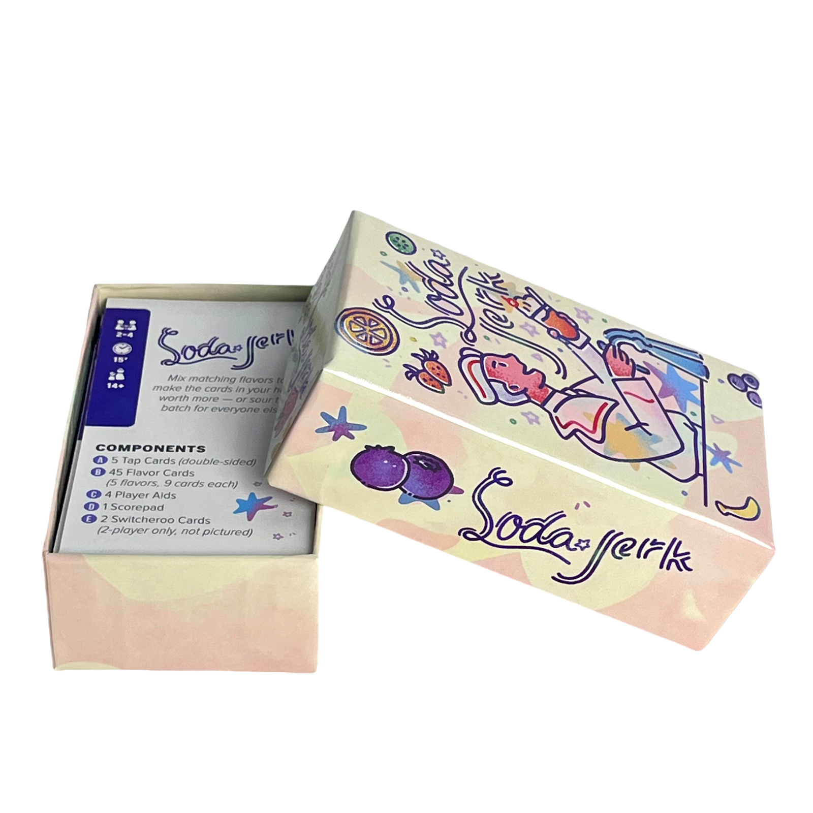 Juego de mesa Soda Jerk, juego - Play Friends Party Games reseña y precio